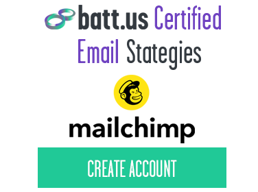 batt.us Marketing certified email strategies Mailchimp create account