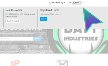 batt industries web tools create an account