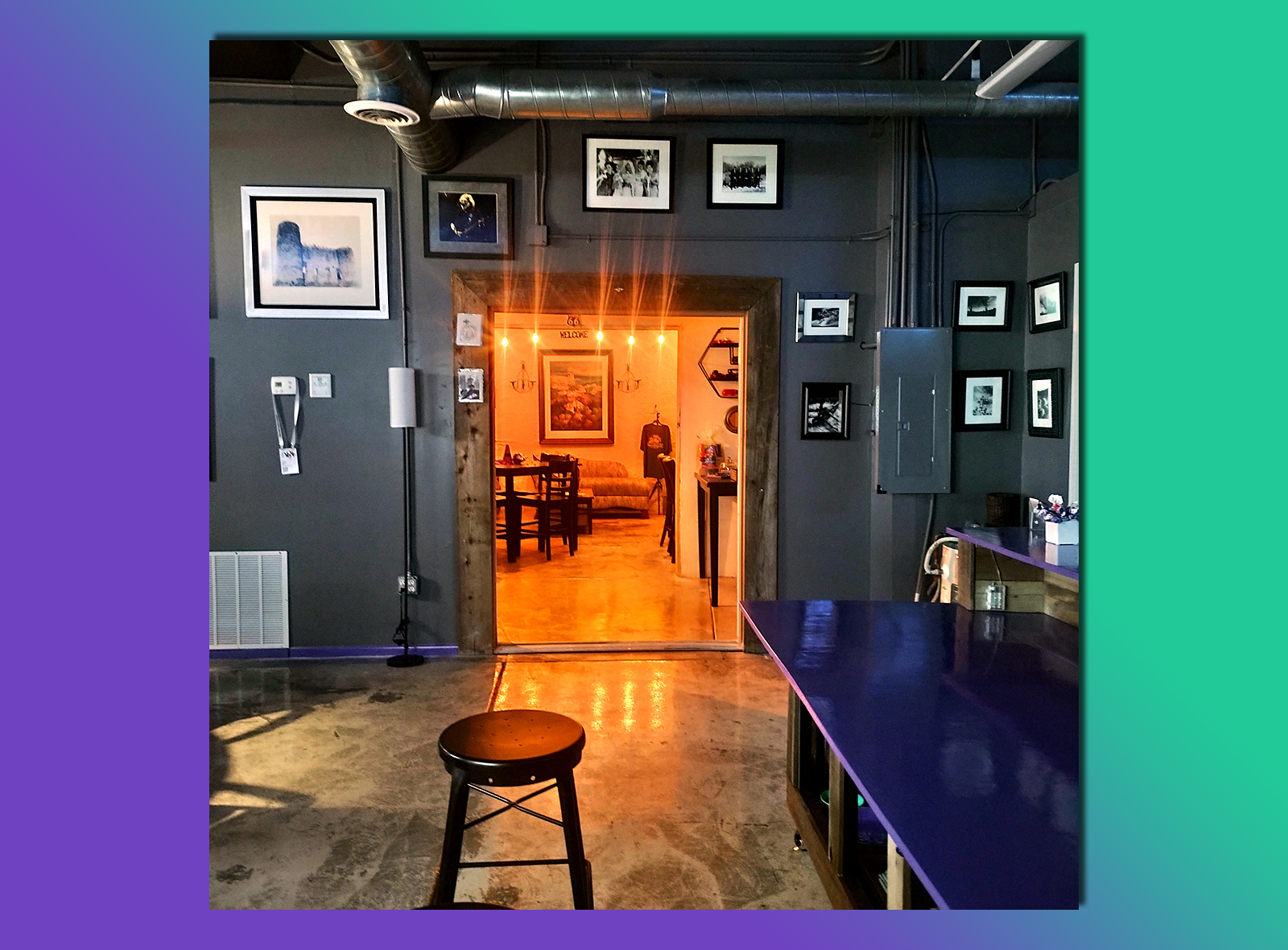 Step inside our custom-designed creative space.