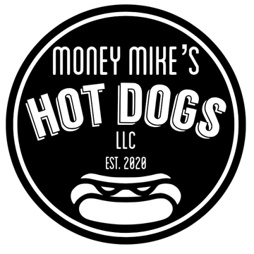 money mikes hot dog logo design
