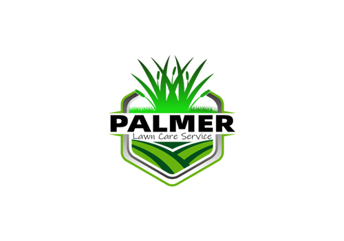 palmer lawn care logo design